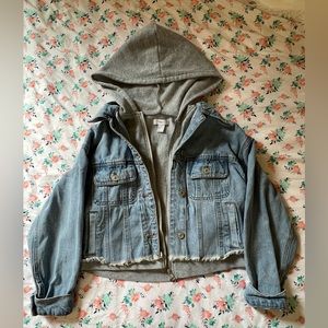 Hoodie Blue Jean Jacket